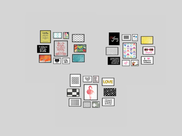 Sims 4 — Bedroom Yodern - Wall Art by ung999 — Bedroom Yodern - Wall Art Color Options : 3 Located at : Decor / wall art