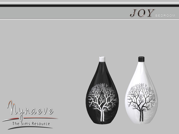Sims 4 — Joy Vase V1 by NynaeveDesign — Joy Bedroom - Vase V1 Located in: Decor - Miscellaneous Decor - Clutter Price:
