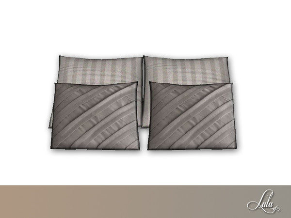 Sims 4 — Landon Bedroom Pillows by Lulu265 — Part of the Landon Bedroom Set 3 Colour options included 