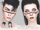 Sims 4 — Andy Biersack's The Prophet Warpaint by LegionOfTheSkies — Andy's face paint from his 2012 era!