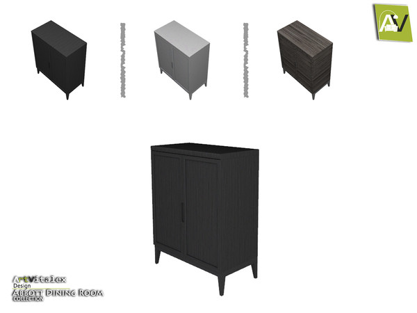 Sims 4 — Abbott Sideboard  by ArtVitalex — - Abbott Sideboard - ArtVitalex@TSR, Dec 2016