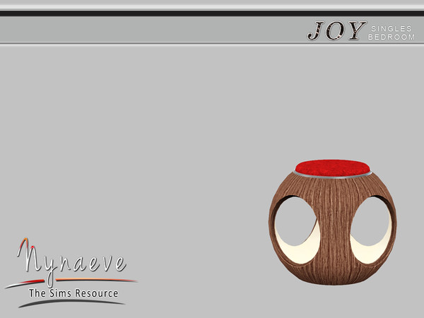 Sims 3 — Joy Chair by NynaeveDesign — Joy Singles Bedroom - Chair Located in: Comfort - Dining Chairs Price: 250 Tiles: