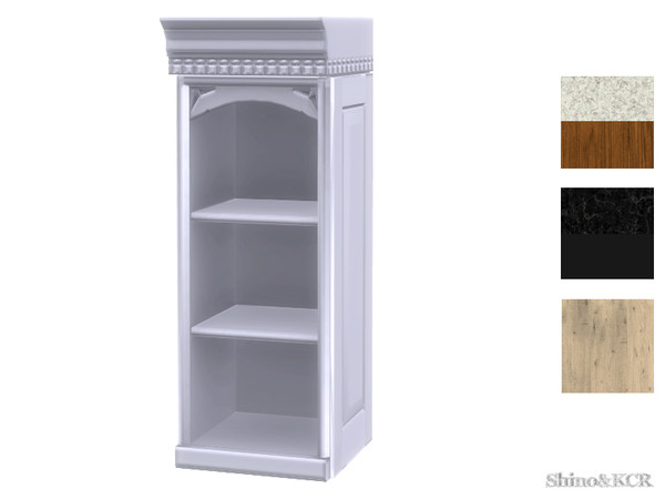 Sims 4 — Kitchen Julia - Cupboard small Shelf by ShinoKCR — Elegant Kitchen Furniture inspired by Clive Christian - also