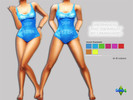 Sims 4 — Mermaids PVC Swimsuit by Rimshard — "MERMAIDS DO IT BETTER" pvc swimsuit in 8 colors 