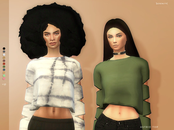 Sims 4 — Astrid Top by serenity-cc — 