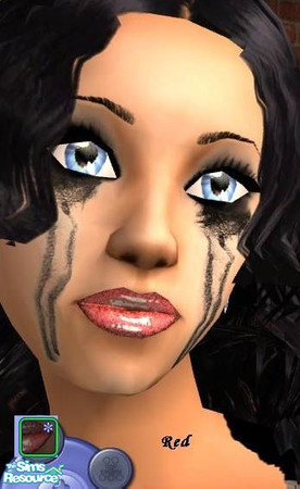 Sims 2 — Goth Glitter - Individual Item by gobby — Red