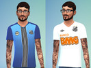 Sims 4 — Camisa Santos FC by Matheus720 — Camisa do Santos para The Sims 4 Colocar na Pasta: Documents\Electronic
