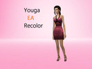 Sims 4 — Youga EA recolor (dress) by Yougamma — 8 colors Recolor Please do not share! Have a nice game! ~Youga 