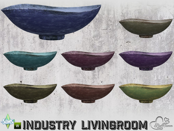 Sims 4 — Livingroom Industry Deco Vase v2 by BuffSumm — Part of the *Industry Series*