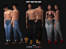 Sims 4 — Jliltd - Mum & Dad Jeans (Boot Cut) by BIDESUN — Here is my first pair of clothing!! This type of jeans are