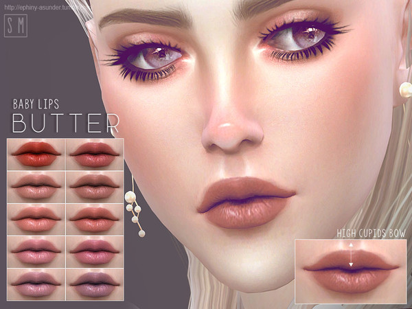 Sims 4 — [ Butter ] - Baby Lips by Screaming_Mustard — A sweet and child-like lip for ullzang looks. For females, teen +.