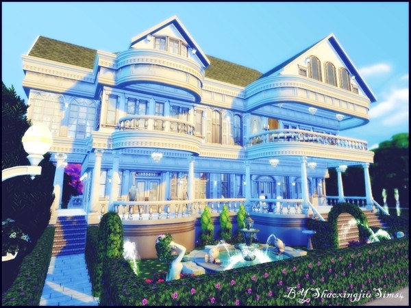 Sims 4 — Classical House by jeisse197 — This is a 40x30 luxury classic house, a spacious living room and dining room, a