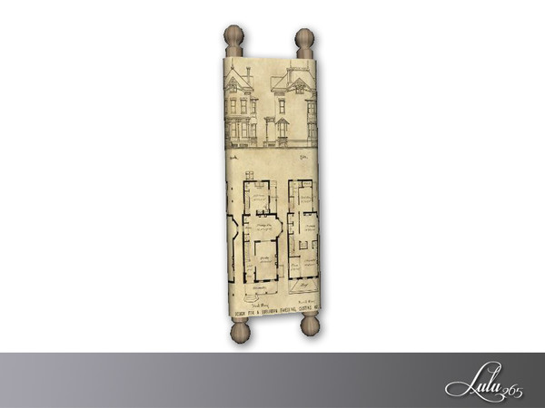 Sims 4 — Lincoln Office Decor House Plans by Lulu265 — Part of the Lincoln Office Set