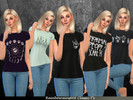 Sims 4 — Classic T's  by rainbowveins6662 — a collection of popular logo tshirt 