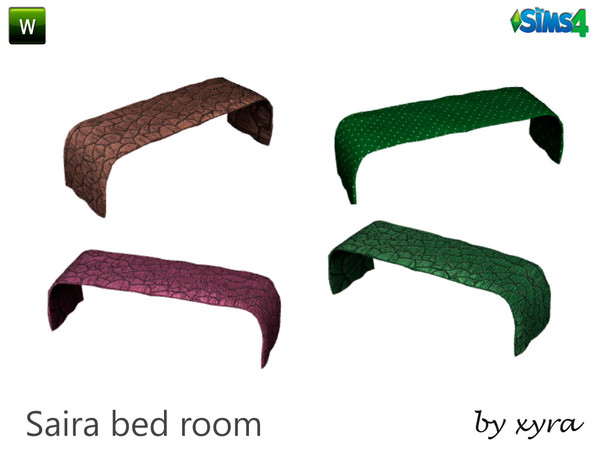 Sims 4 — Saira blanket by xyra332 — blanket, new mesh, is in 4 colors. To put them correctly you have to use the trick