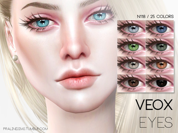 Sims 4 — Veox Eyes N118 by Pralinesims — Eyes in 25 colors