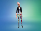 Sims 4 — Suicide Squad Leggings by caligirlsparkle — Suicide Squad Leggings for your DC comic fan side!!