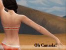 Sims 4 — Oh Canada! Maple Leaf Tattoo (both gender) by viehzucht — My first cc edit. It's a request from my best friend. 