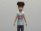 Sims 4 — Bows Before Bros  by Pipermd — Bows Before Bros Shirt for toddlers! Let me know if there is any problems! Please