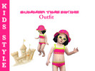 Sims 4 — Summer Time Bikini by Kids_Style_Creations — Summer Time Bikini Created for TS4 Game Base - Toddler 