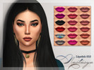 Sims 4 — Lipstick 018 by Nastasya2 — - 18 colors, - HQ texture, - custom thumbnail, - without specular, - suited to all