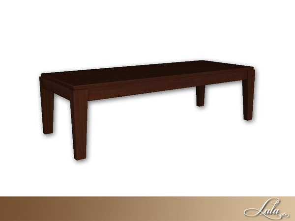 Sims 4 — Parker Place Coffee Table  by Lulu265 — Part of the Parker Place Living Set 4 colour options 