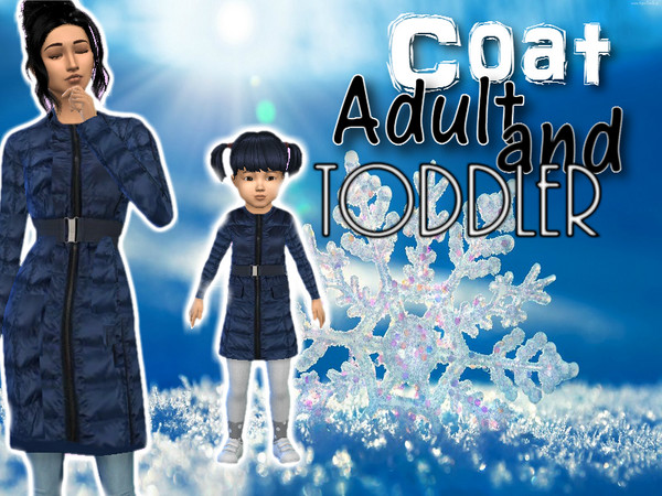 Sims 4 — Set coats by ANKA214365 — Hi ! It's coats for adult and toddler. Toddler coat can be found under skirts.