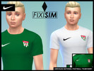 Sims 4 — Abkhaz national football team shirt by FixiSim — Abkhaz national football (soccer) team shirt! Official shirt in