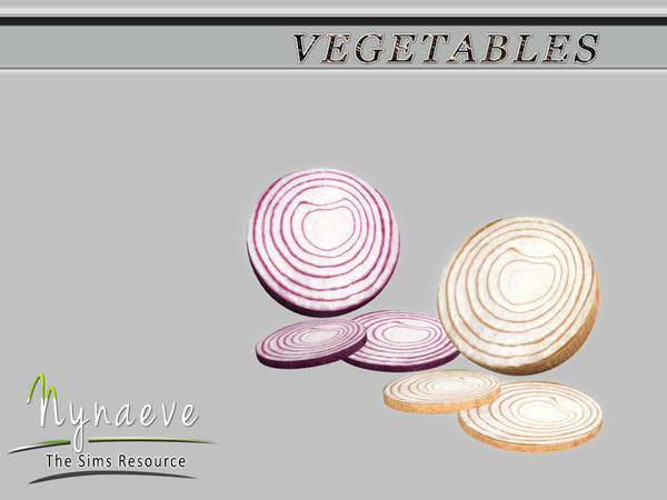 Sims 4 — Onion (half) by NynaeveDesign — Vegetables - Onion (half) Located in: Decor - Miscellaneous Decor Price: 54