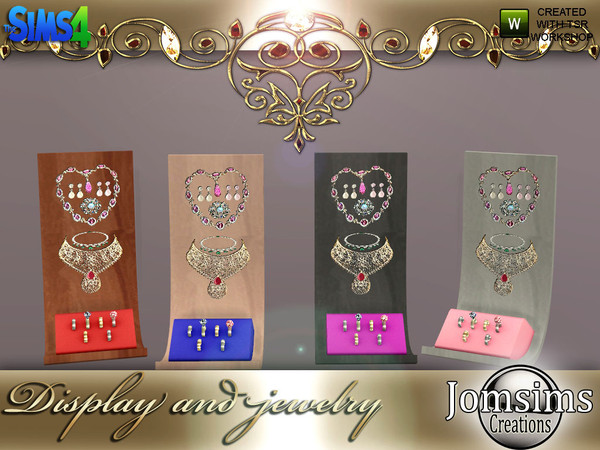 Sims 4 — Display and jewelry deco 1 without glass by jomsims — Display and jewelry deco 1 without glass