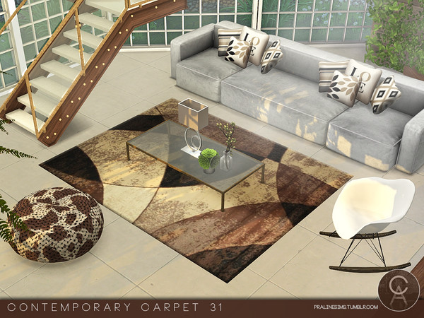 Sims 4 — Contemporary Carpet 31 by Pralinesims — By Pralinesims