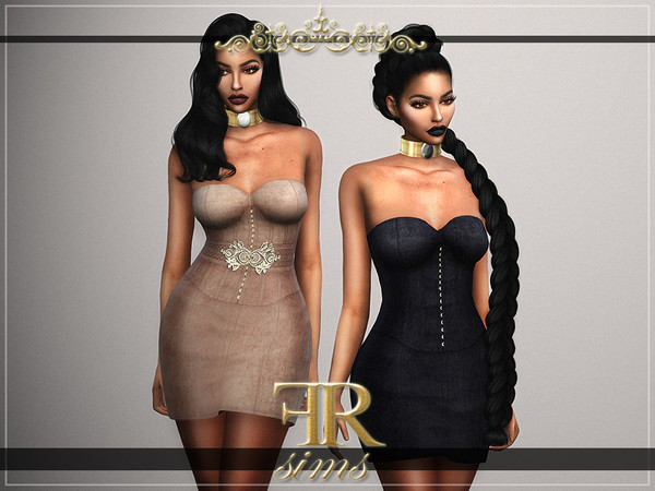 Sims 4 — Empress Dress (without belt) by FashionRoyaltySims — Standalone Custom thumbnail 20 colors HQ texture Compatible