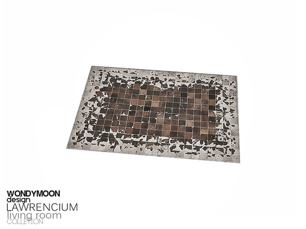 Sims 4 — Lawrencium Rug by wondymoon — - Lawrencium Living Room - Rug - Wondymoon|TSR - Creations'2017