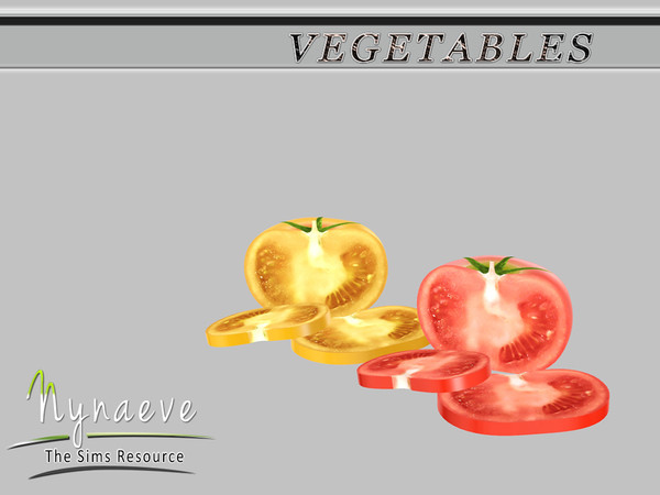 Sims 3 — Tomato (half) by NynaeveDesign — Vegetables - Tomato (half) Located in: Decor - Miscellaneous Decor Price: 54