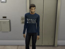 Sims 4 — Star Labs Sweatshirt by alittlebitweird4 — Star Labs sweatshirt from The Flash EA recolour
