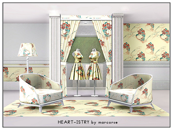 Sims 3 — Heart-istry_marcorse by marcorse — Abstract pattern: heart and art elements in an abstract design