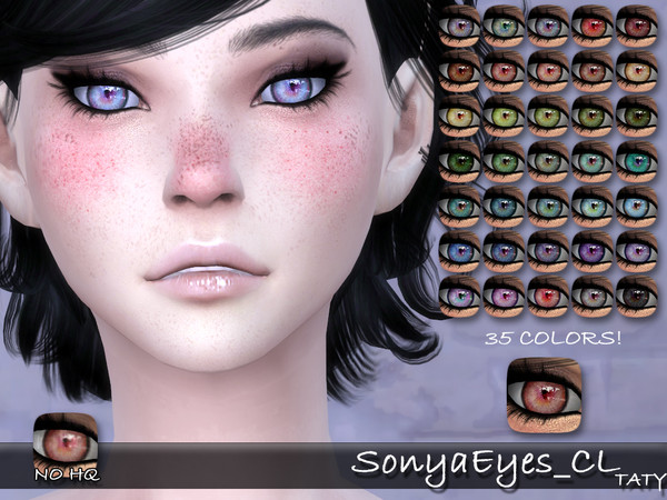 Sims 4 — [Ts4]Taty_SonyaEyes_CL by tatygagg — - Female, Male - Human, Alien - Toddler to Elder - Hq Compatible