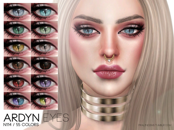 Sims 4 — Ardyn Eyes N114 by Pralinesims — Eyes in 55 colors