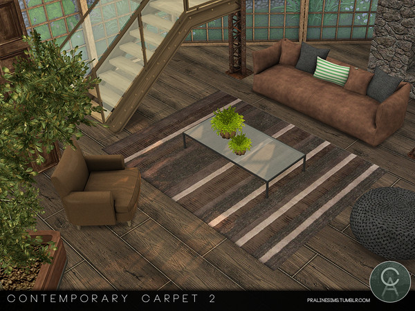 Sims 4 — Contemporary Carpet 2 by Pralinesims — By Pralinesims