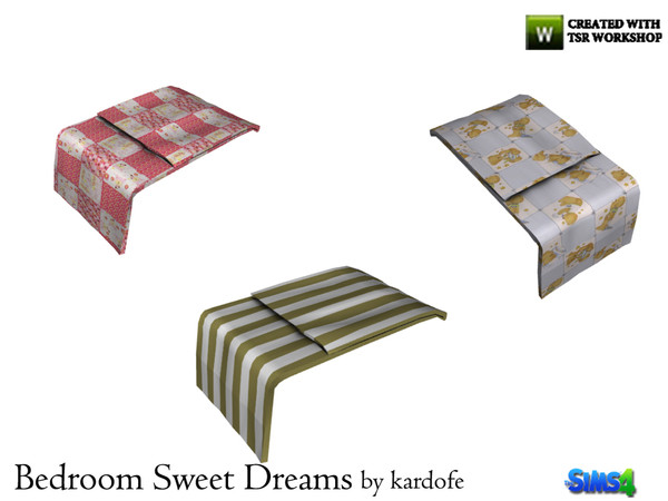 Sims 4 — kardofe_Bedroom Sweet Dreams_Blanket by kardofe — Blanket to place on the beds of infants, in three different