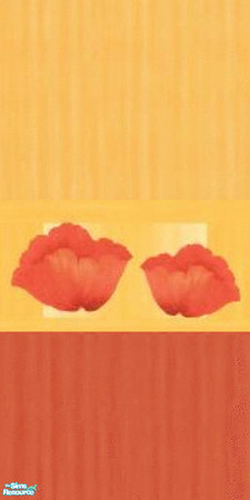 Sims 2 — Set 35 Magic Orange Wallpaper 2 by Lianaa — Set 35 Magic Orange Wallpaper 2