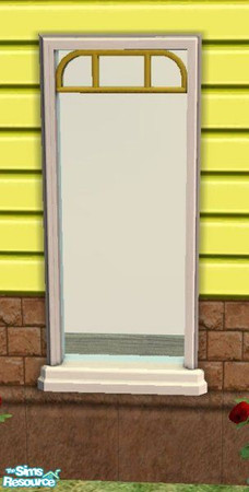Sims 2 — D2DSafe-T Arch Window - Yellow by D2Diamond — Re-color of the Safe-T Arch in white with 9 new accent colors. 