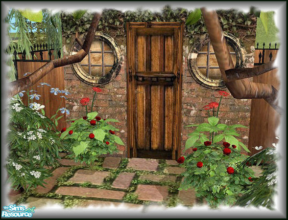 Sims 2 — Potter's Reclaimed Doors - 3 by galilea — Shiloh Door, circa 1901. Removed before demolition of a really ugly