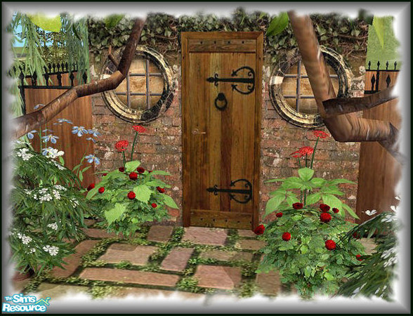 Sims 2 — Potter's Reclaimed Doors - 2 by galilea — Potter Door, circa 1866. Removed before the renovation of Pip Potter's