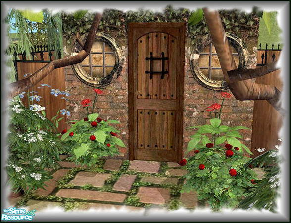 Sims 2 — Potter's Reclaimed Doors -1 by galilea — Flaxfleet Door. Removed before demolition of the famous 'Flaxfleet Pub'