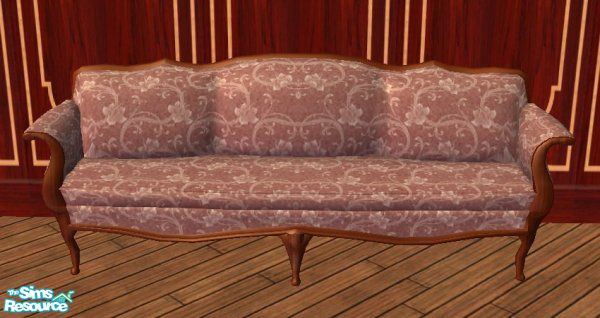 Sims 2 — D2DFloral Red - Luxury Sofa by D2Diamond — This floral design brings a touch of class, and elegance for any
