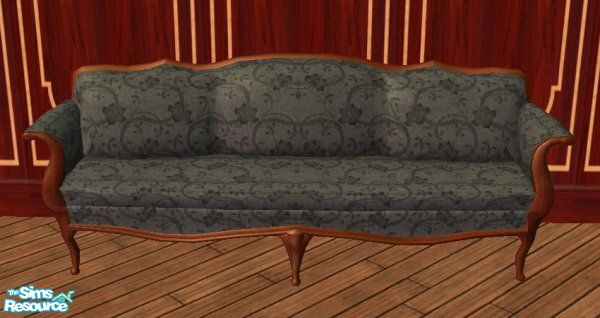 Sims 2 — D2DFloral Black - Luxury Sofa by D2Diamond — This floral design brings a touch of class, and elegance for any