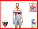 Sims 4 — Sao Paulo Soccer Club Shirt by andremartinsdf — Brazilian Team Soccer Shirt Standalone item; 2 Swatches; No