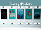 Sims 4 — Disney Poster v1 by delphini-sims — Re-color of an in-game poster.REQUIRES GET TOGETHER Comes in 5 different