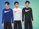 Sims 4 — Nike dry core sweater dots by vvrobel — Perfect for outfit and work out!